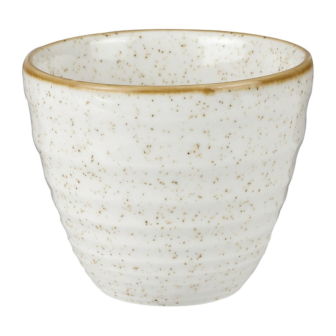 Churchill Stonecast Round Chip Mugs Barley White Ripple 285ml (Pack of 12) JD Catering Equipment Solutions Ltd