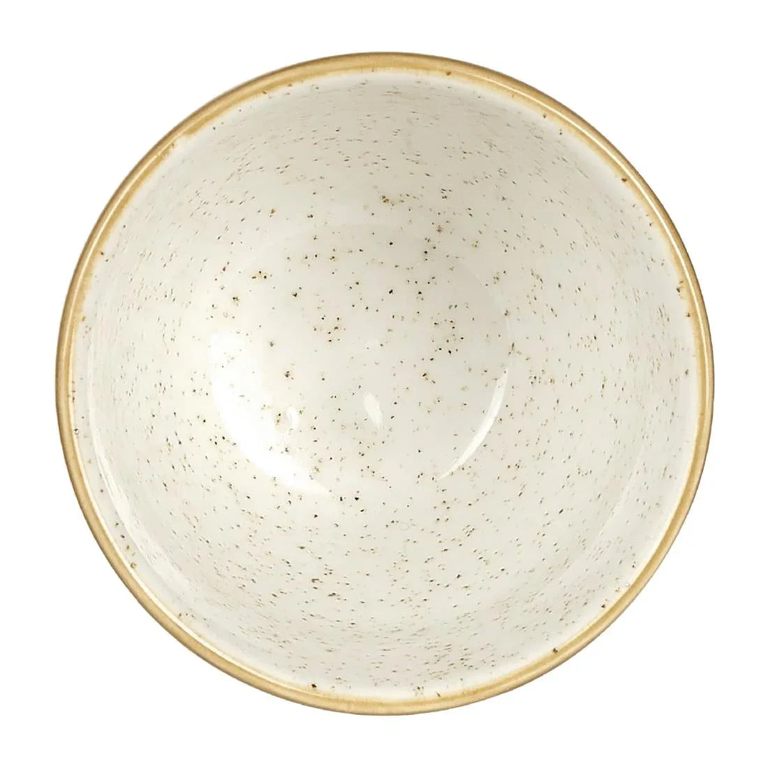 HC828 Churchill Stonecast Round Chip Mugs Barley White Ripple 285ml (Pack of 12) - JD Catering Equipment Solutions Ltd