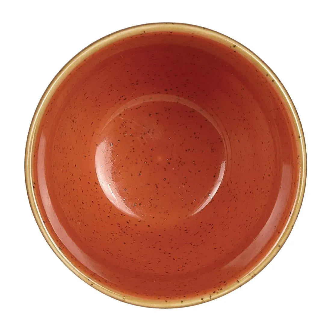 HC834 Churchill Stonecast Round Chip Mugs Spiced Orange Ripple 285ml (Pack of 12) - JD Catering Equipment Solutions Ltd