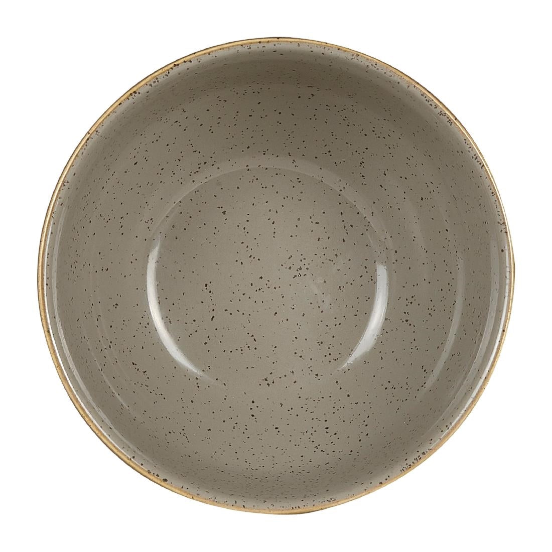 Churchill Stonecast Round Soup Bowls Peppercorn Grey 132mm (Pack of 12) JD Catering Equipment Solutions Ltd