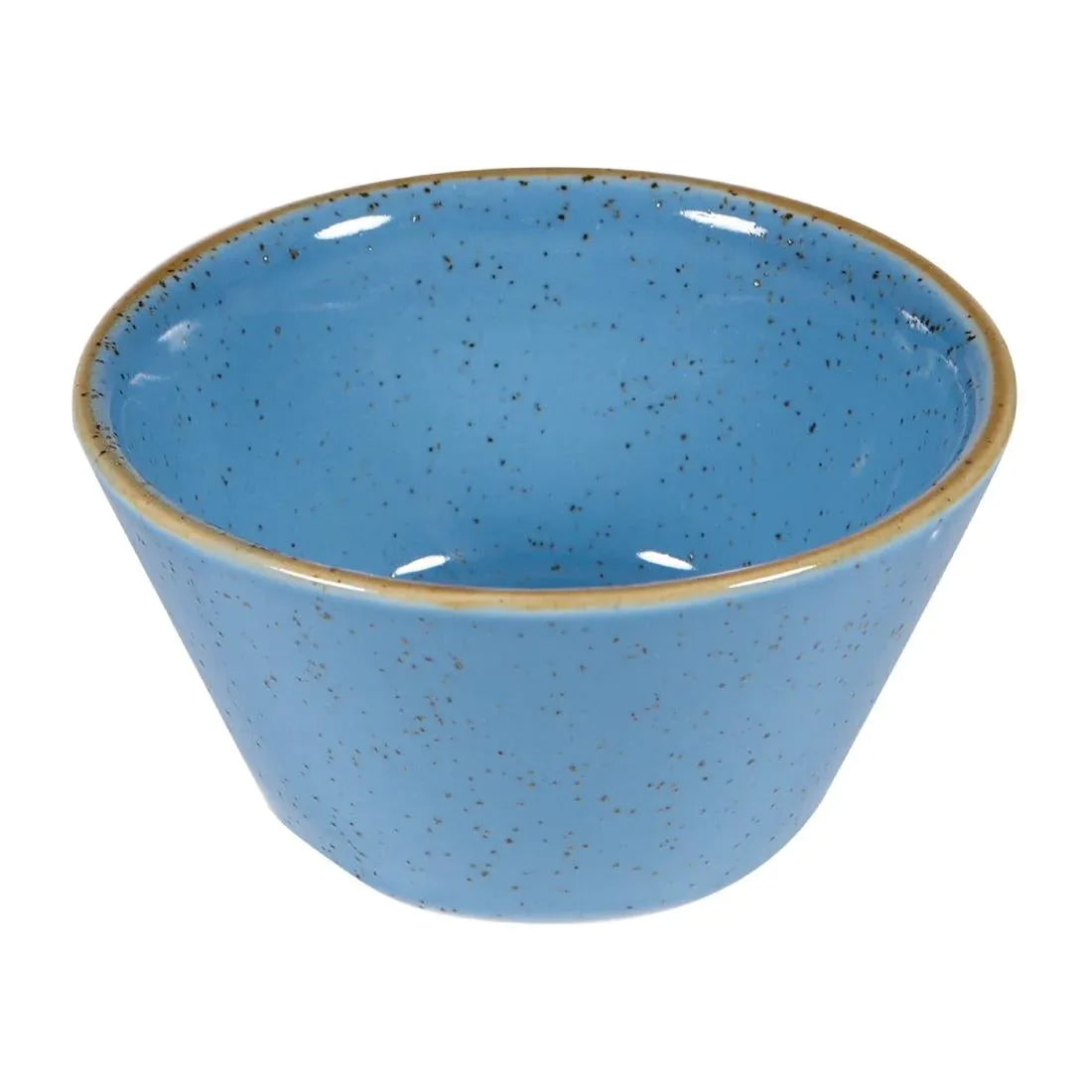 DY891 Churchill Stonecast Sauce Dishes Cornflower Blue 90ml 3oz (Pack of 12) - JD Catering Equipment Solutions Ltd