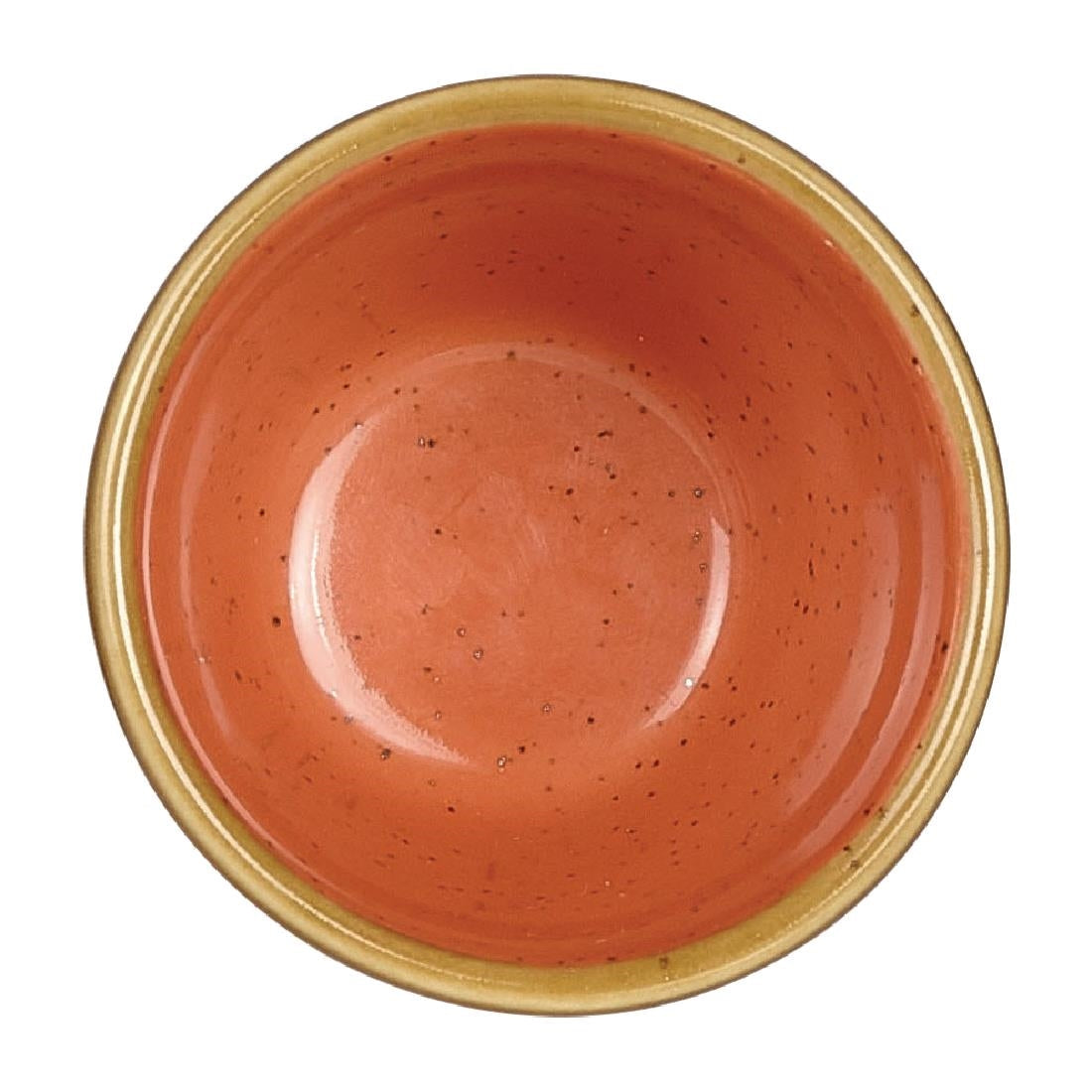 Churchill Stonecast Spiced Orange Ripple Dip Pots 57ml (Pack of 12) JD Catering Equipment Solutions Ltd