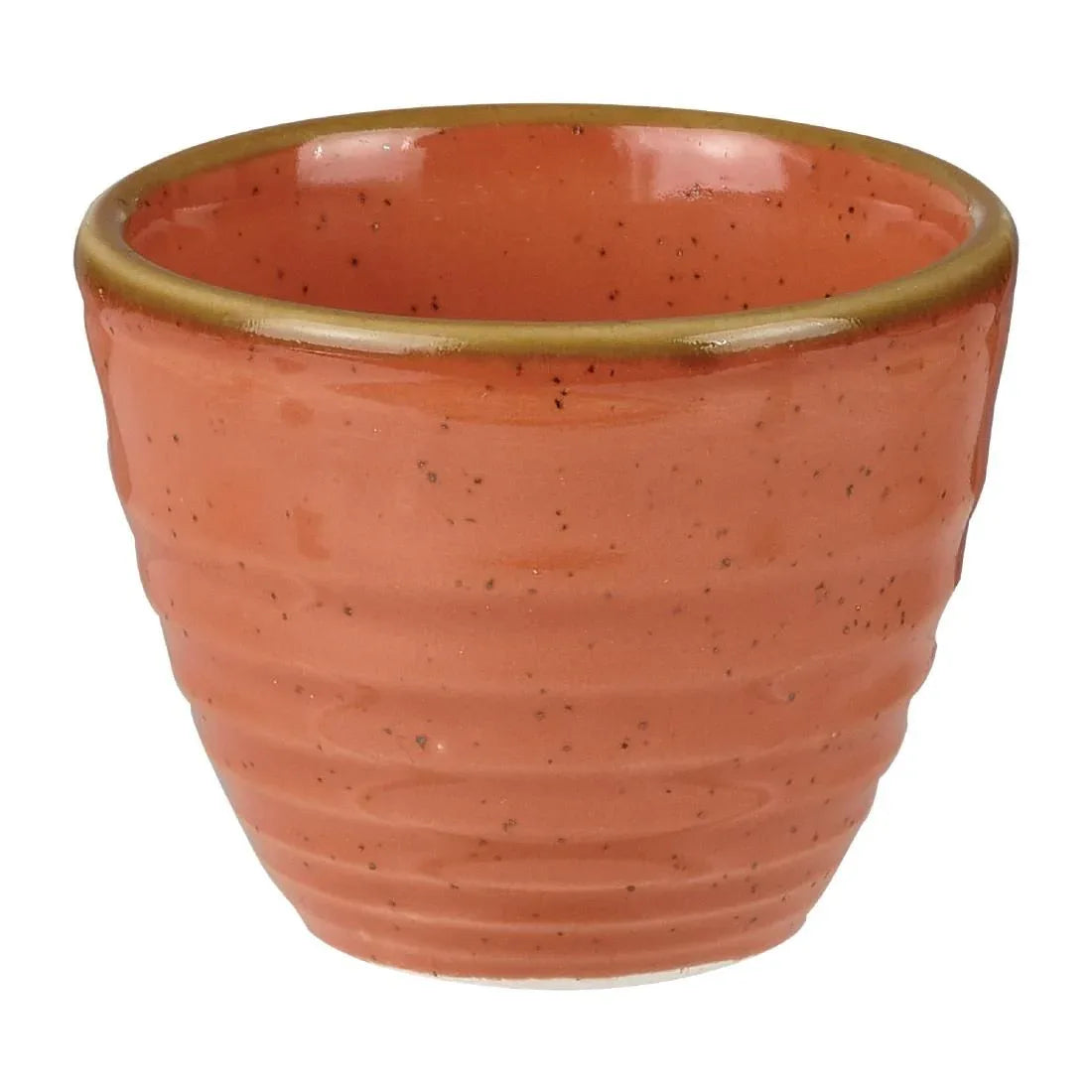 HC835 Churchill Stonecast Spiced Orange Ripple Dip Pots 57ml (Pack of 12) - JD Catering Equipment Solutions Ltd