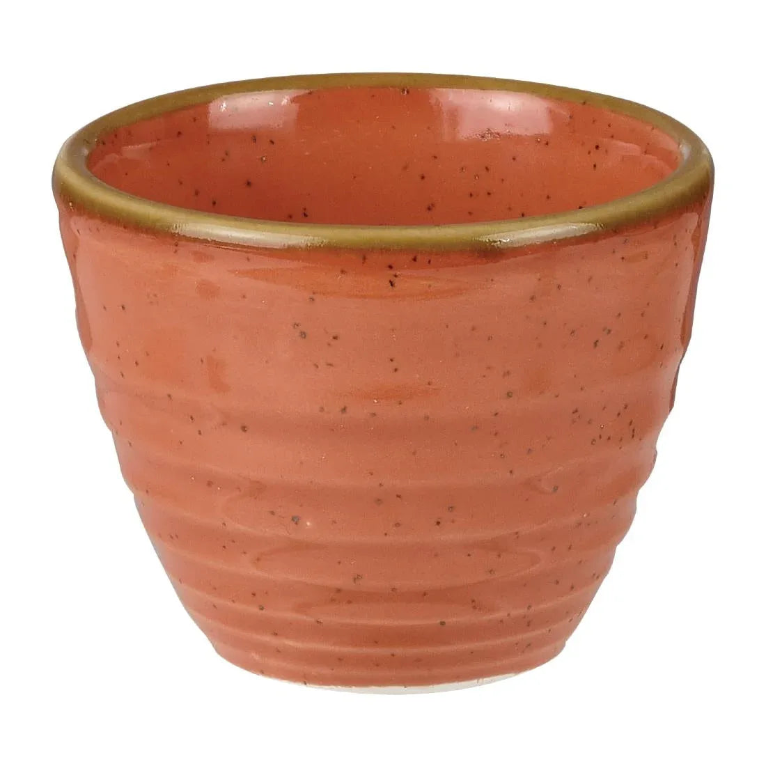 HC835 Churchill Stonecast Spiced Orange Ripple Dip Pots 57ml (Pack of 12) - JD Catering Equipment Solutions Ltd