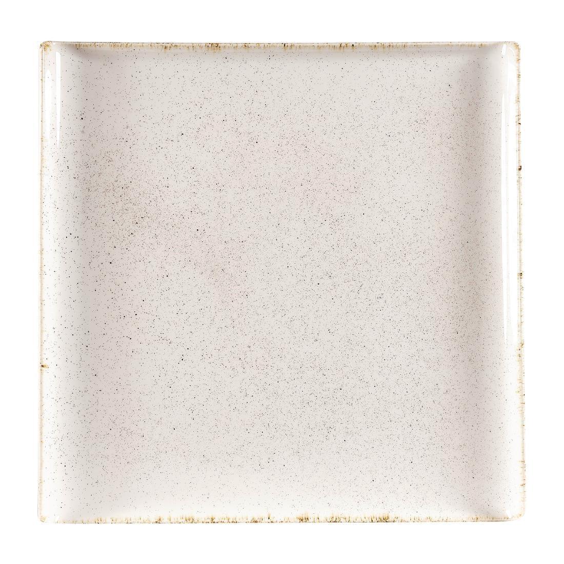DW379 Churchill Stonecast Square Plates Barley White 303mm (Pack of 4) - JD Catering Equipment Solutions Ltd