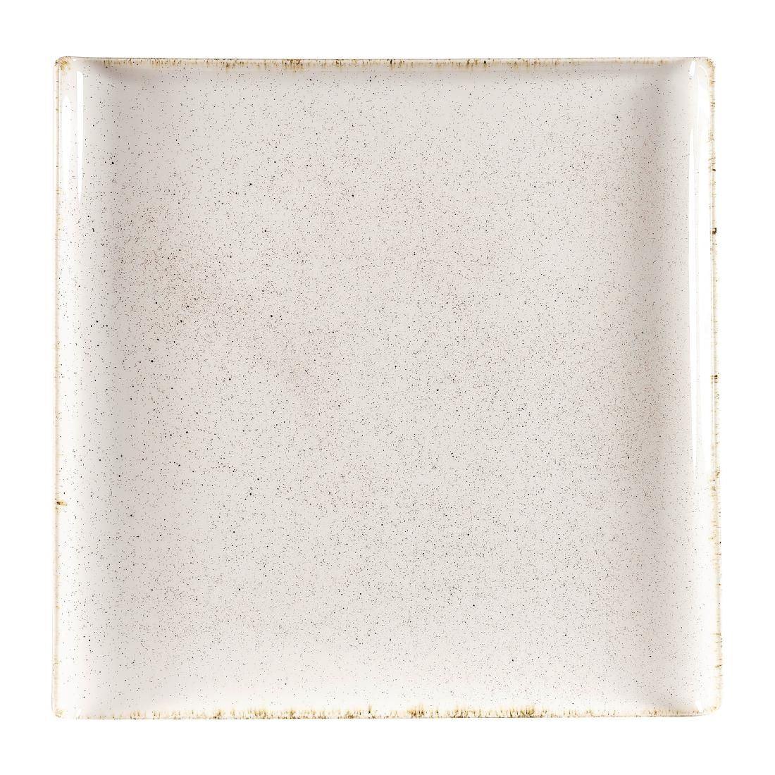 DW379 Churchill Stonecast Square Plates Barley White 303mm (Pack of 4) - JD Catering Equipment Solutions Ltd