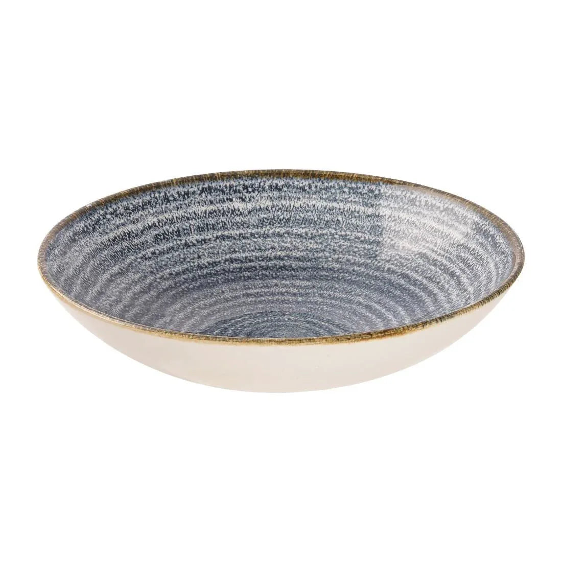 DS525 Churchill Studio Prints Homespun Coupe Bowls Slate Blue 182mm (Pack of 12) - JD Catering Equipment Solutions Ltd