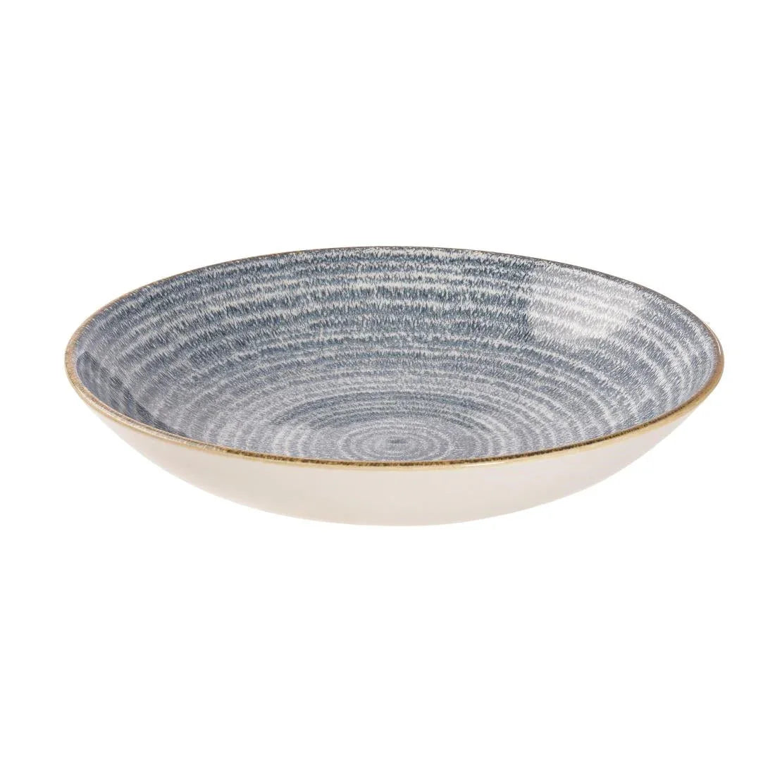 DS524 Churchill Studio Prints Homespun Coupe Bowls Slate Blue 248mm (Pack of 12) - JD Catering Equipment Solutions Ltd