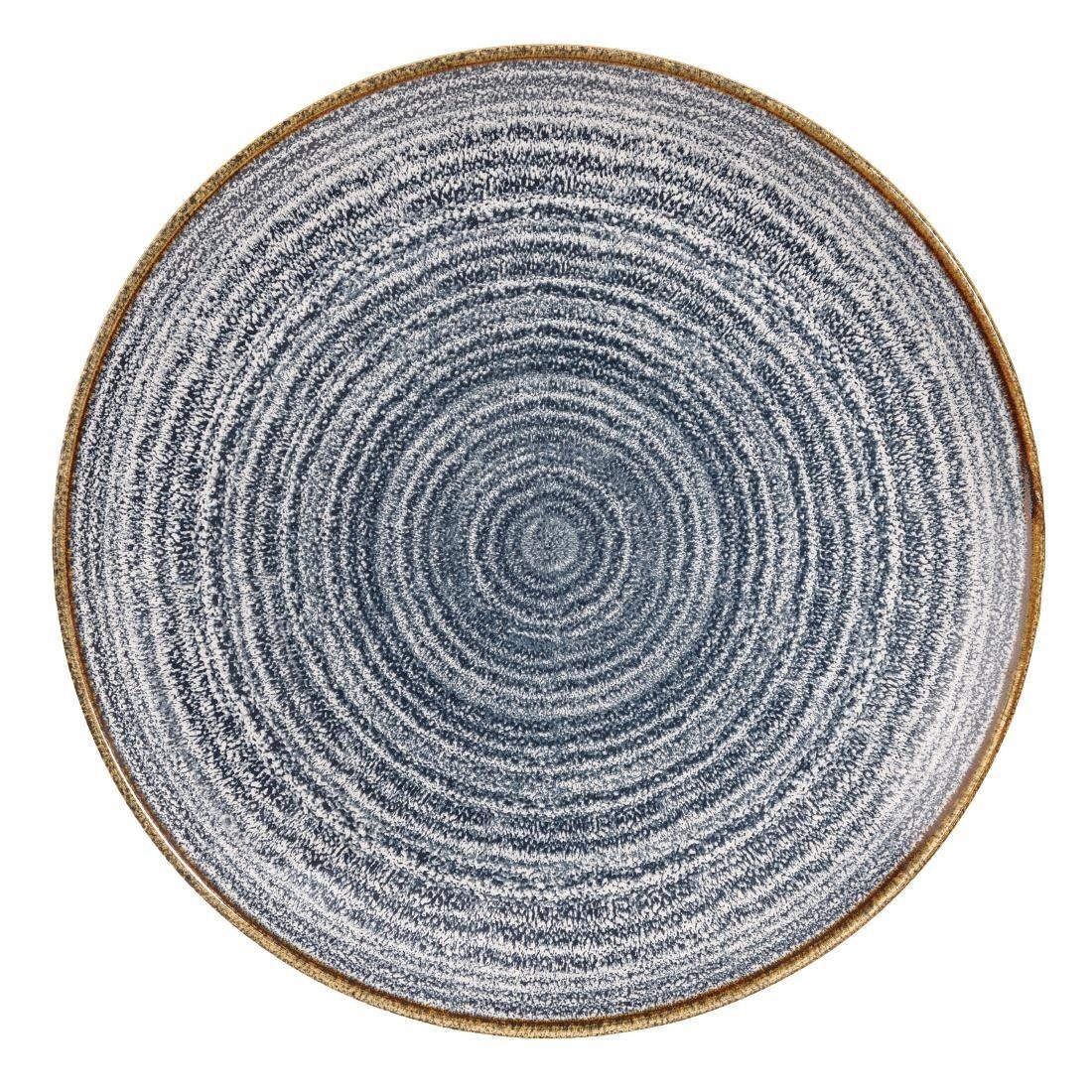 DS520 Churchill Studio Prints Homespun Coupe Plates Slate Blue 288mm (Pack of 12) - JD Catering Equipment Solutions Ltd
