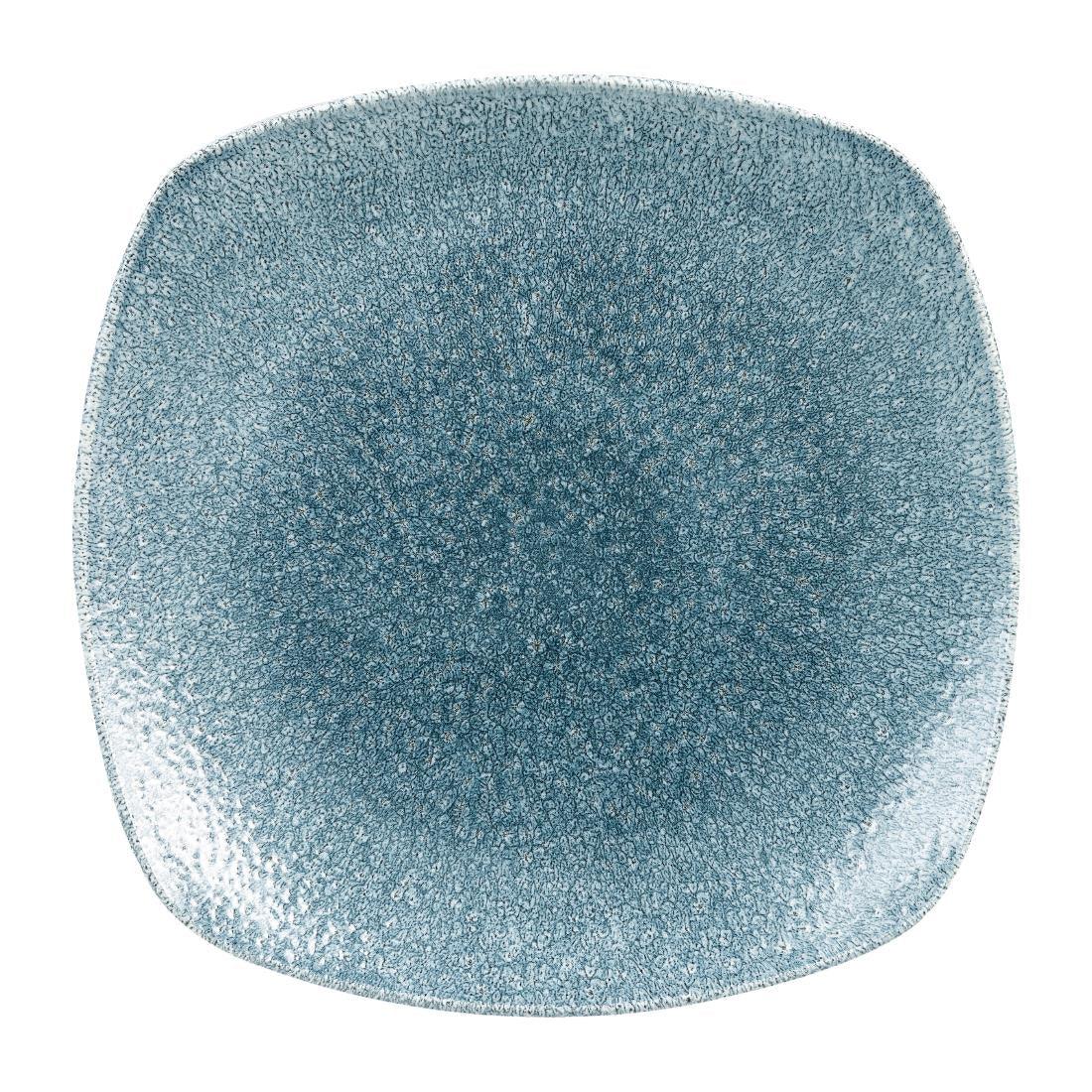 HC781 Churchill Studio Prints Raku Rectangular Plates Topaz Blue 215mm (Pack of 12) - JD Catering Equipment Solutions Ltd