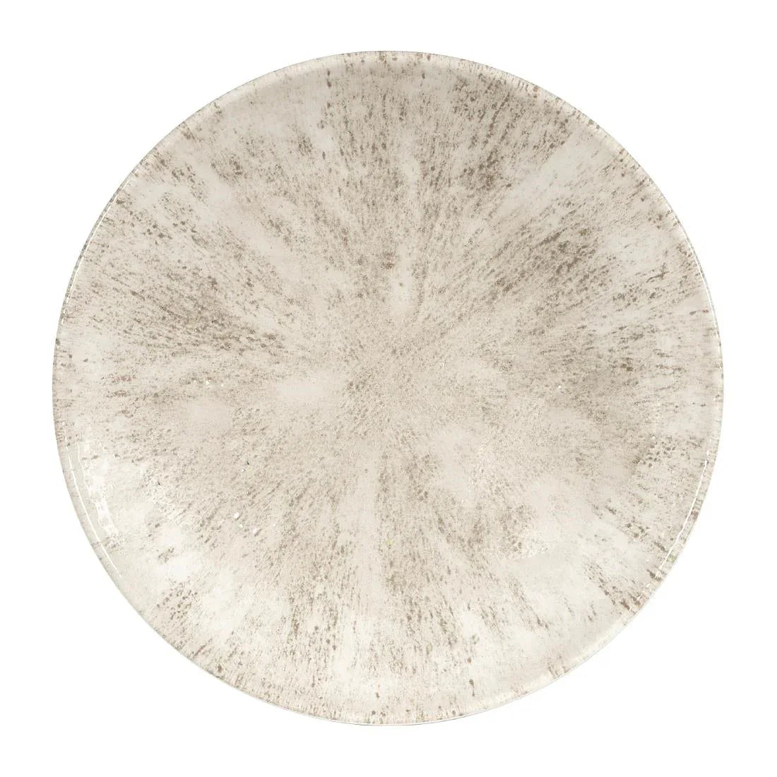 DW793 Churchill Studio Prints Stone Coupe Plates Agate Grey 165mm (Pack of 12) - JD Catering Equipment Solutions Ltd