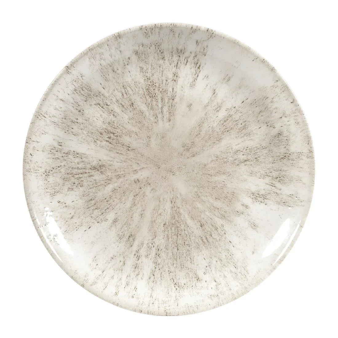 DW790 Churchill Studio Prints Stone Coupe Plates Agate Grey 288mm (Pack of 12) - JD Catering Equipment Solutions Ltd