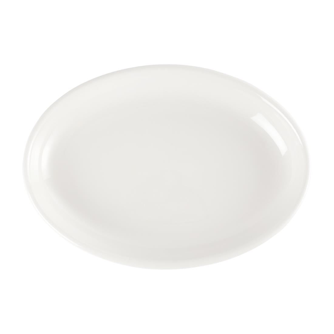 Churchill Whiteware Oval Platters 202mm (Pack of 12) JD Catering Equipment Solutions Ltd