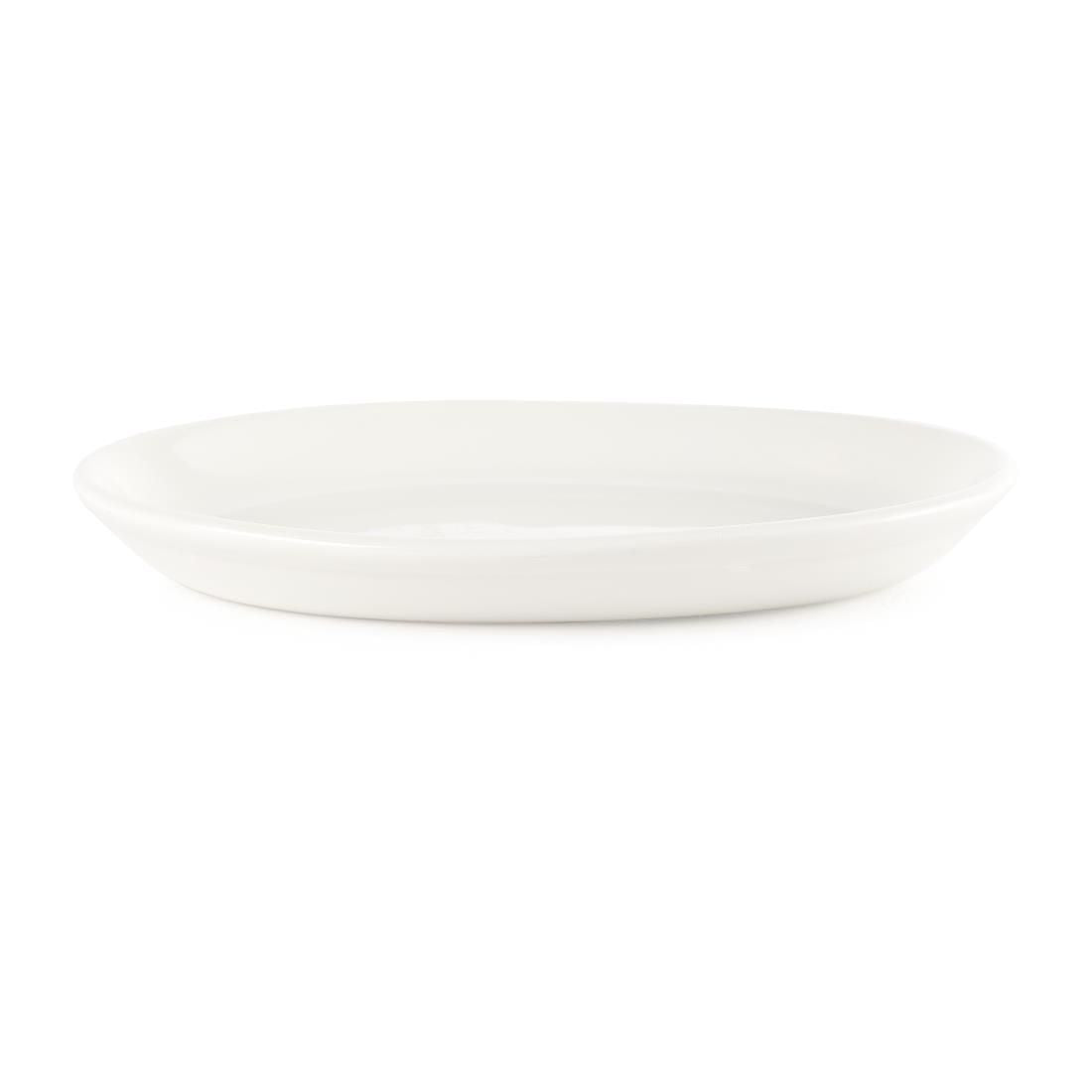 Churchill Whiteware Oval Platters 202mm (Pack of 12) JD Catering Equipment Solutions Ltd