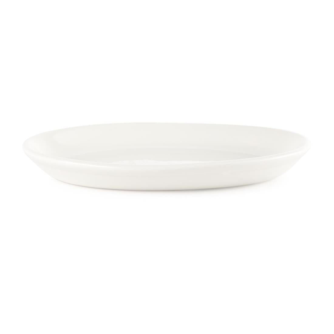 Churchill Whiteware Oval Platters 202mm (Pack of 12) JD Catering Equipment Solutions Ltd