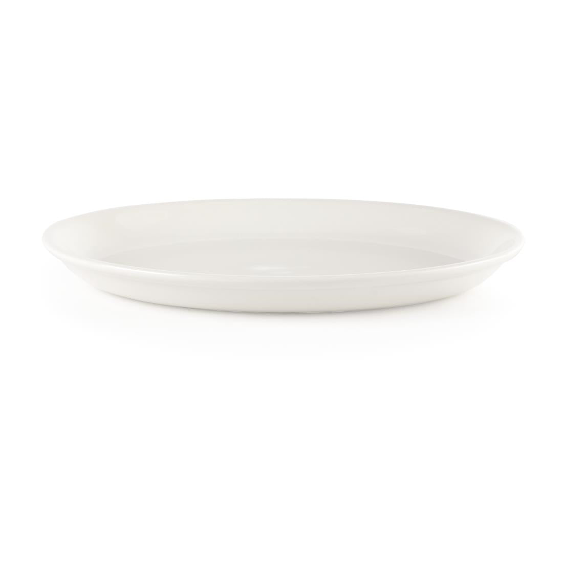 Churchill Whiteware Oval Platters 254mm (Pack of 12) JD Catering Equipment Solutions Ltd