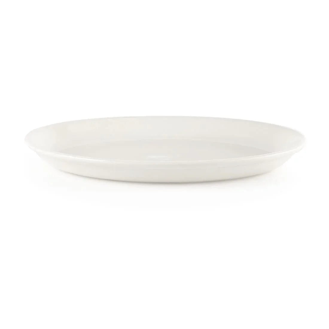 P744 Churchill Whiteware Oval Platters 254mm (Pack of 12) - JD Catering Equipment Solutions Ltd