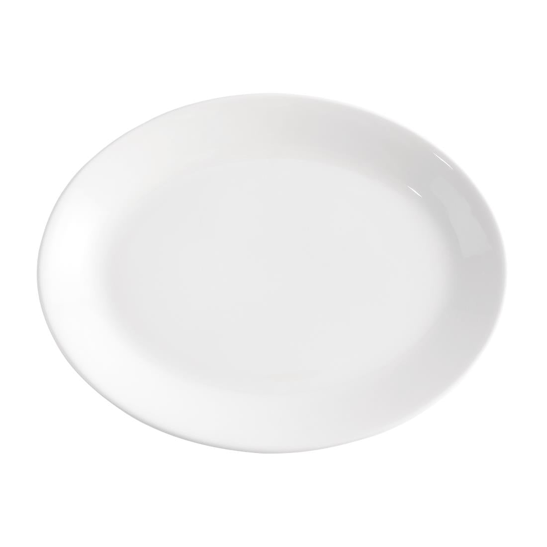 Churchill Whiteware Oval Platters 305mm (Pack of 12) JD Catering Equipment Solutions Ltd