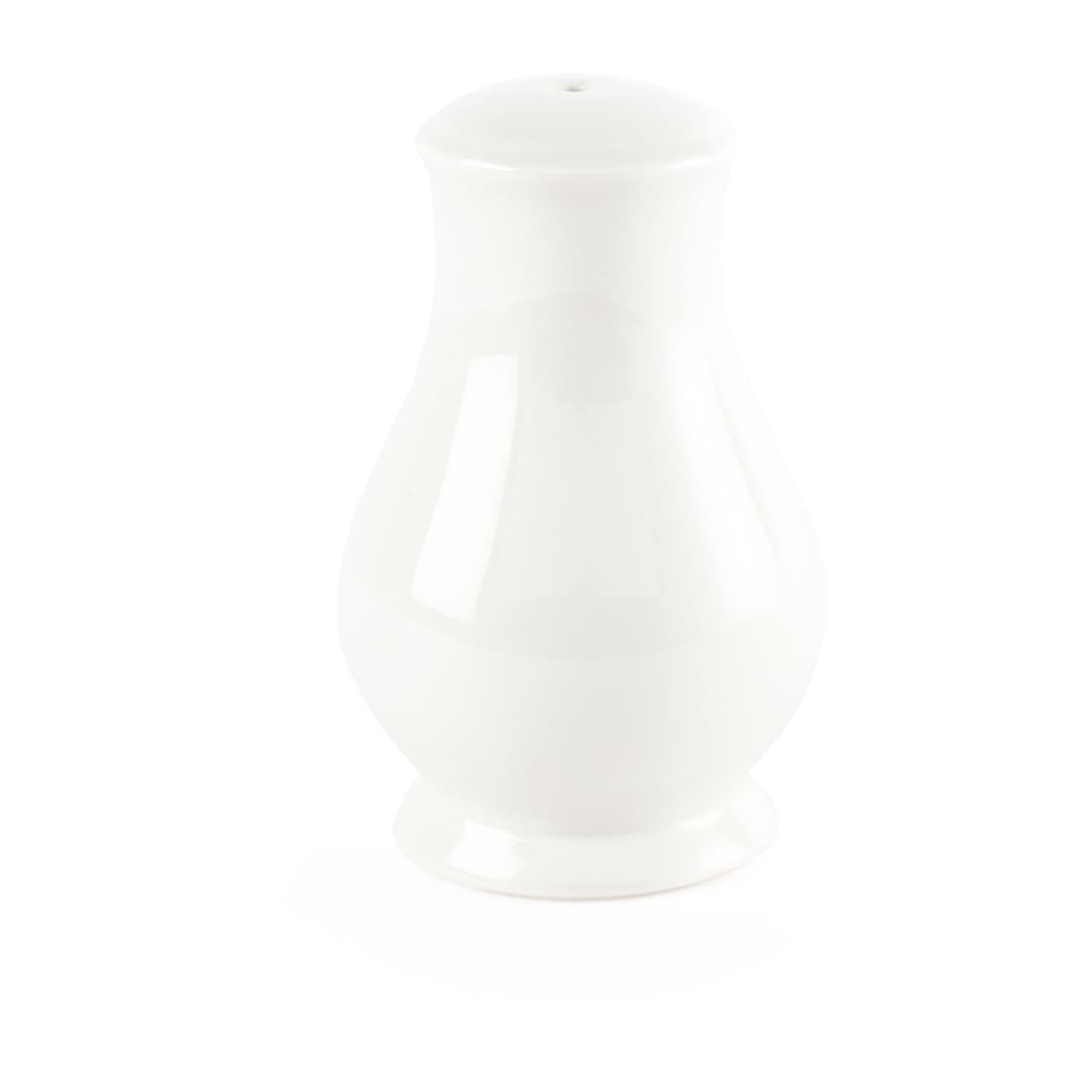 Churchill Whiteware Sandringham Salt Shakers 82mm (Pack of 12) JD Catering Equipment Solutions Ltd