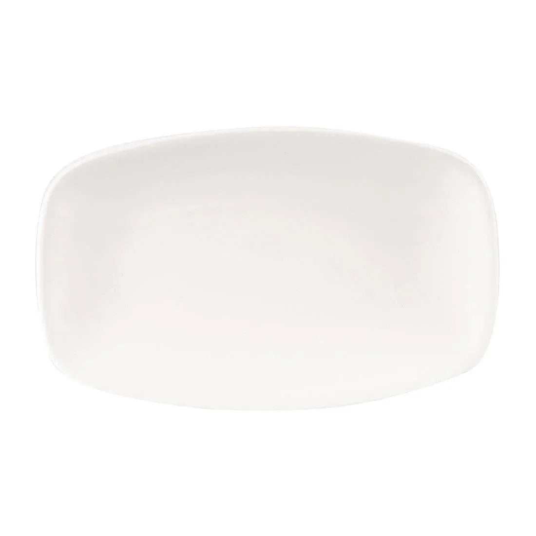 DW345 Churchill X Squared Oblong Plates White 121 x 200mm (Pack of 12) - JD Catering Equipment Solutions Ltd