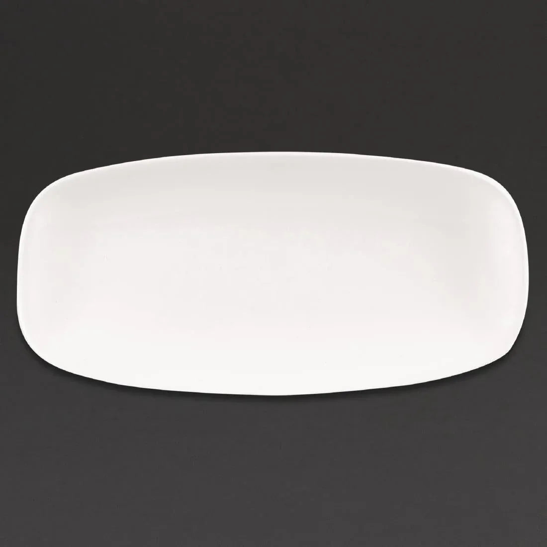 DW344 Churchill X Squared Oblong Plates White 127 x 269mm (Pack of 12) - JD Catering Equipment Solutions Ltd