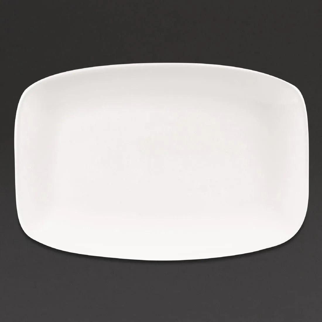 DW340 Churchill X Squared Oblong Plates White 199 x 300mm (Pack of 6) - JD Catering Equipment Solutions Ltd
