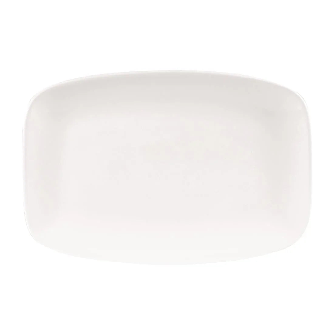 DW340 Churchill X Squared Oblong Plates White 199 x 300mm (Pack of 6) - JD Catering Equipment Solutions Ltd