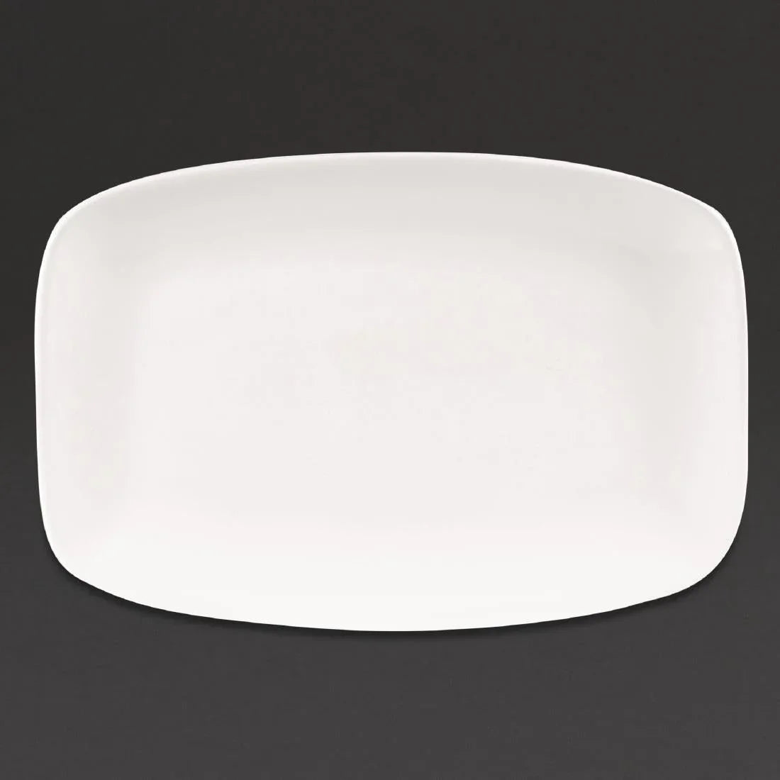 DW340 Churchill X Squared Oblong Plates White 199 x 300mm (Pack of 6) - JD Catering Equipment Solutions Ltd
