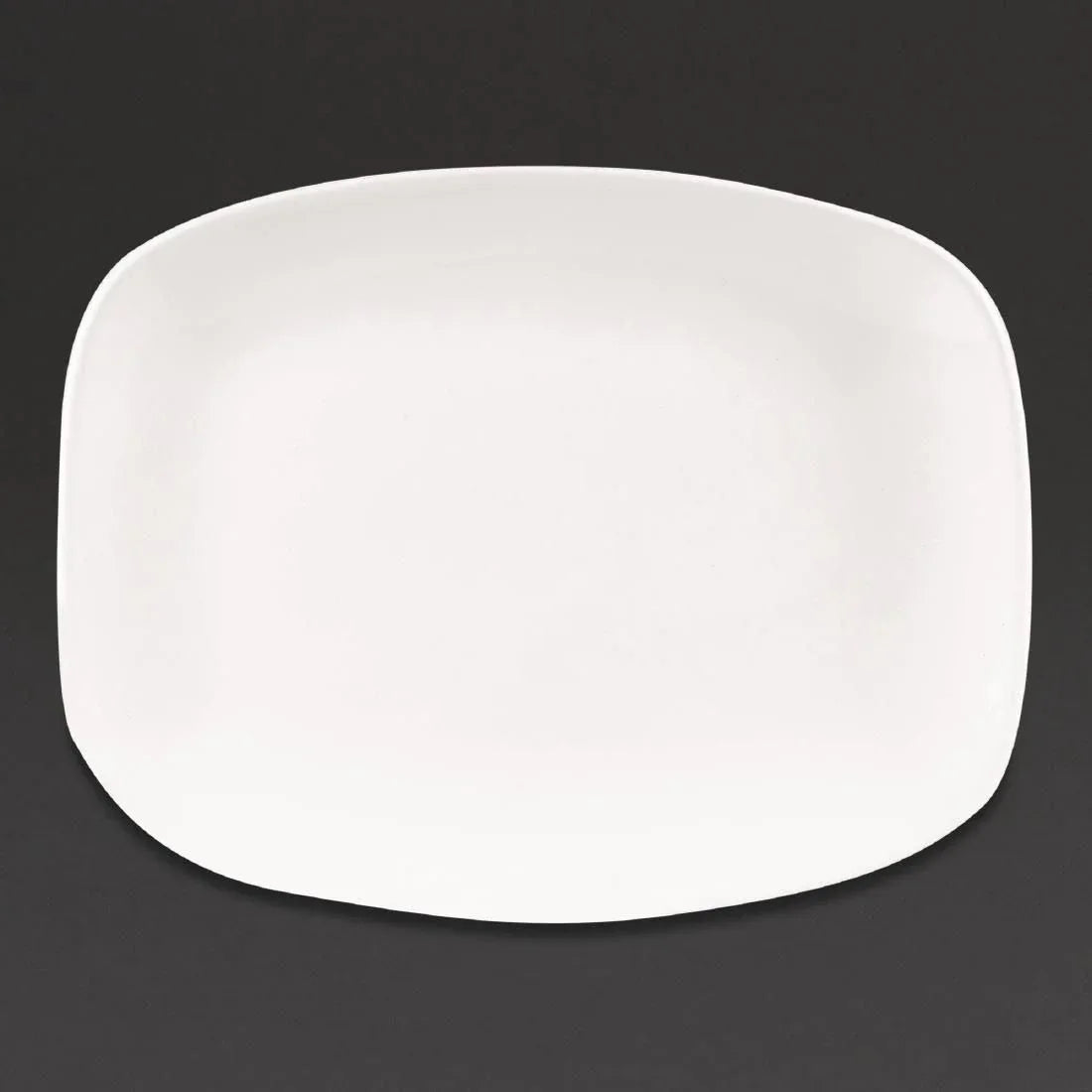DW341 Churchill X Squared Oblong Plates White 202 x 261mm (Pack of 12) - JD Catering Equipment Solutions Ltd