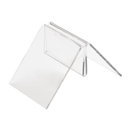 Clear Acrylic Menu Holder JD Catering Equipment Solutions Ltd