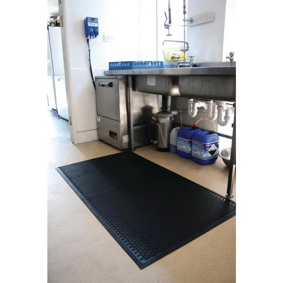 F293 Coba Non-Slip Kitchen Floor Mat 850 x 750mm - JD Catering Equipment Solutions Ltd