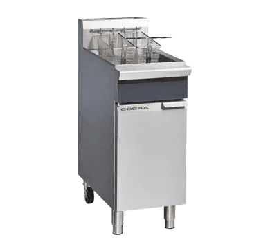 Cobra 400mm Single Pan Natural/LPG Gas Fryer CF2 - JD Catering Equipment Solutions Ltd