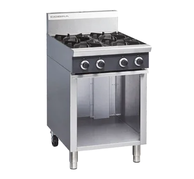 Cobra C6D - 600mm Four Burner Natural/LPG Cooktop - JD Catering Equipment Solutions Ltd