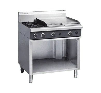Cobra Freestanding Natural/LPG Hob with Griddle C9B - JD Catering Equipment Solutions Ltd