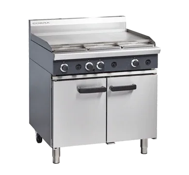 Cobra Natural/LPG Oven Range with Griddle Top CR9A - JD Catering Equipment Solutions Ltd