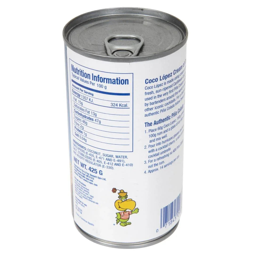 DM106 Coco Lopez Cream of Coconut Cocktail Mix - JD Catering Equipment Solutions Ltd