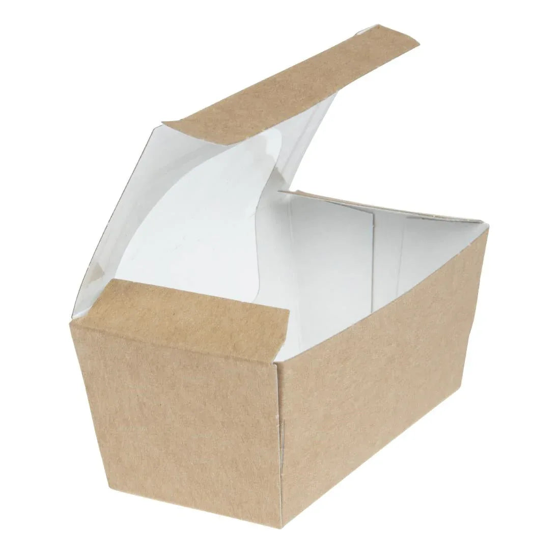 FA360 Colpac Compostable Kraft Cake Boxes With Window Small (Pack of 500) - JD Catering Equipment Solutions Ltd