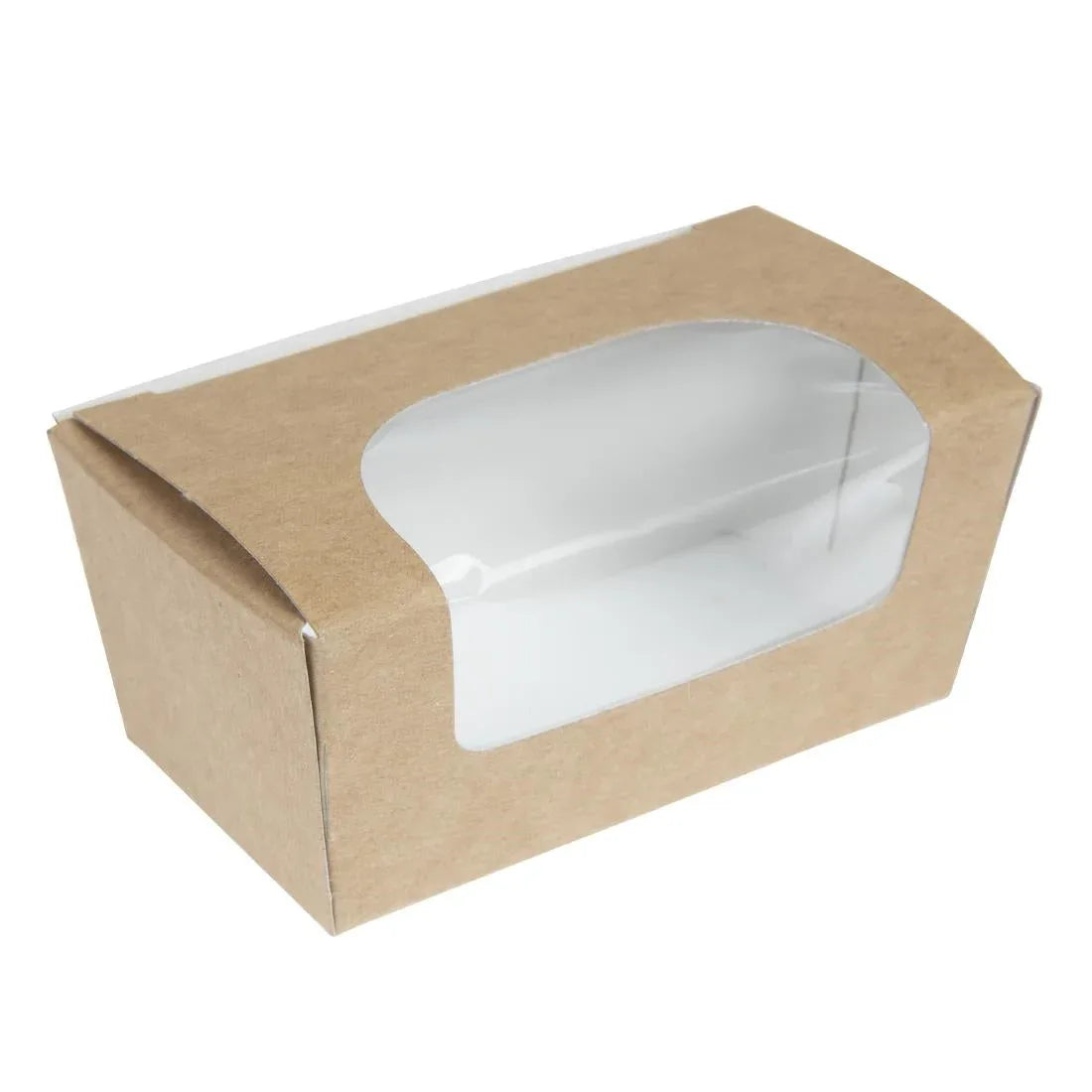 FA360 Colpac Compostable Kraft Cake Boxes With Window Small (Pack of 500) - JD Catering Equipment Solutions Ltd