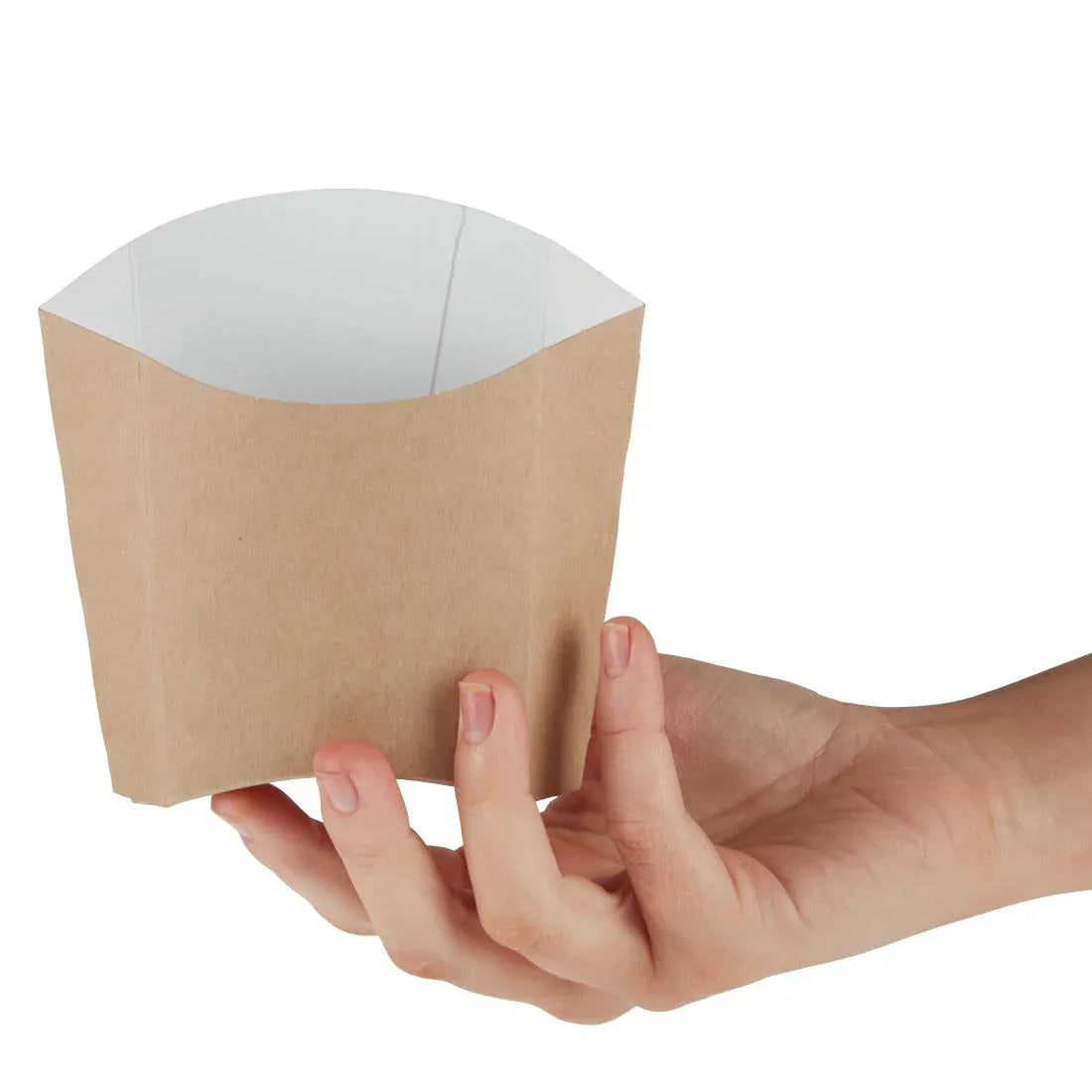 GE800 Colpac Compostable Kraft Chip Cartons (Pack of 1000) - JD Catering Equipment Solutions Ltd