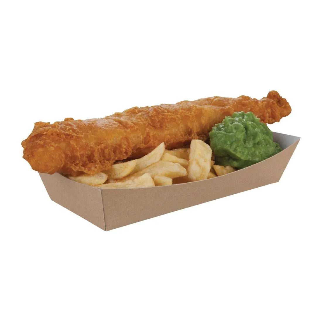 FA364 Colpac Compostable Kraft Food Trays Large 220mm (Pack of 250) - JD Catering Equipment Solutions Ltd