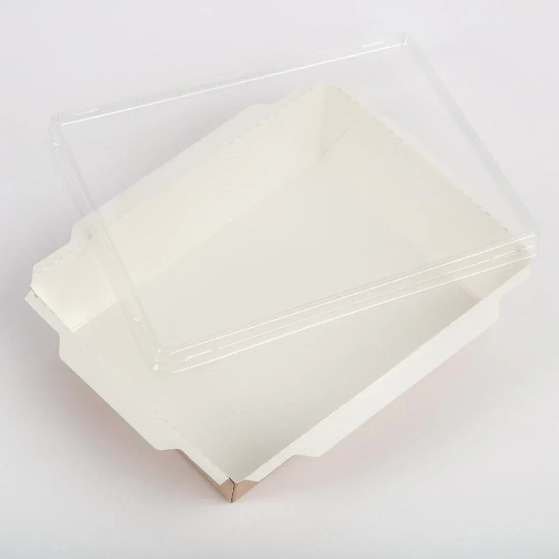 FA376 Colpac Fuzione Recyclable Paperboard Food Trays With Lid 1000ml / 35oz - JD Catering Equipment Solutions Ltd