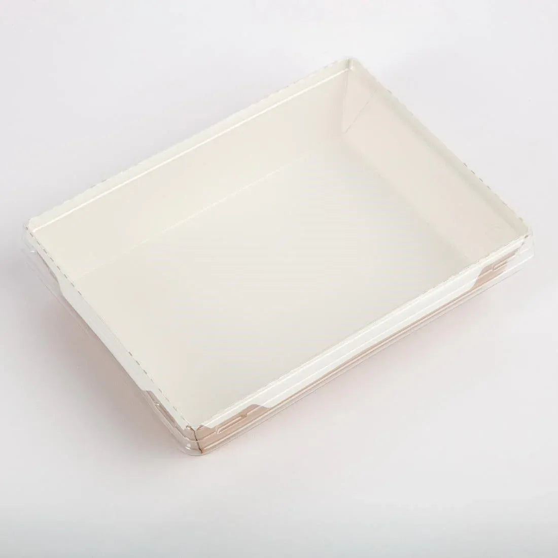 FA376 Colpac Fuzione Recyclable Paperboard Food Trays With Lid 1000ml / 35oz - JD Catering Equipment Solutions Ltd