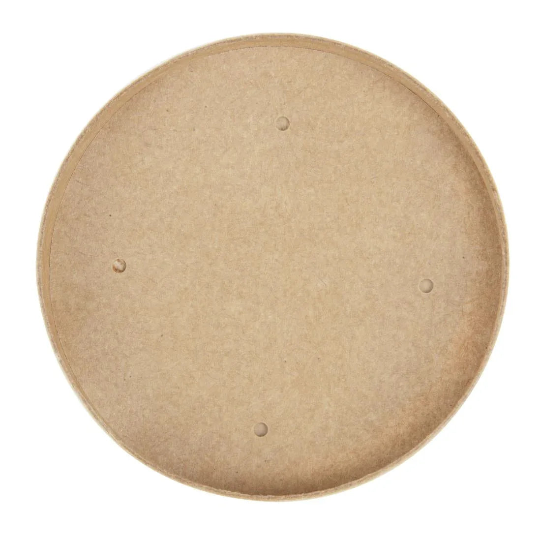 FA367 Colpac Recyclable Kraft Microwavable Soup Cup Lids (Pack of 500) - JD Catering Equipment Solutions Ltd