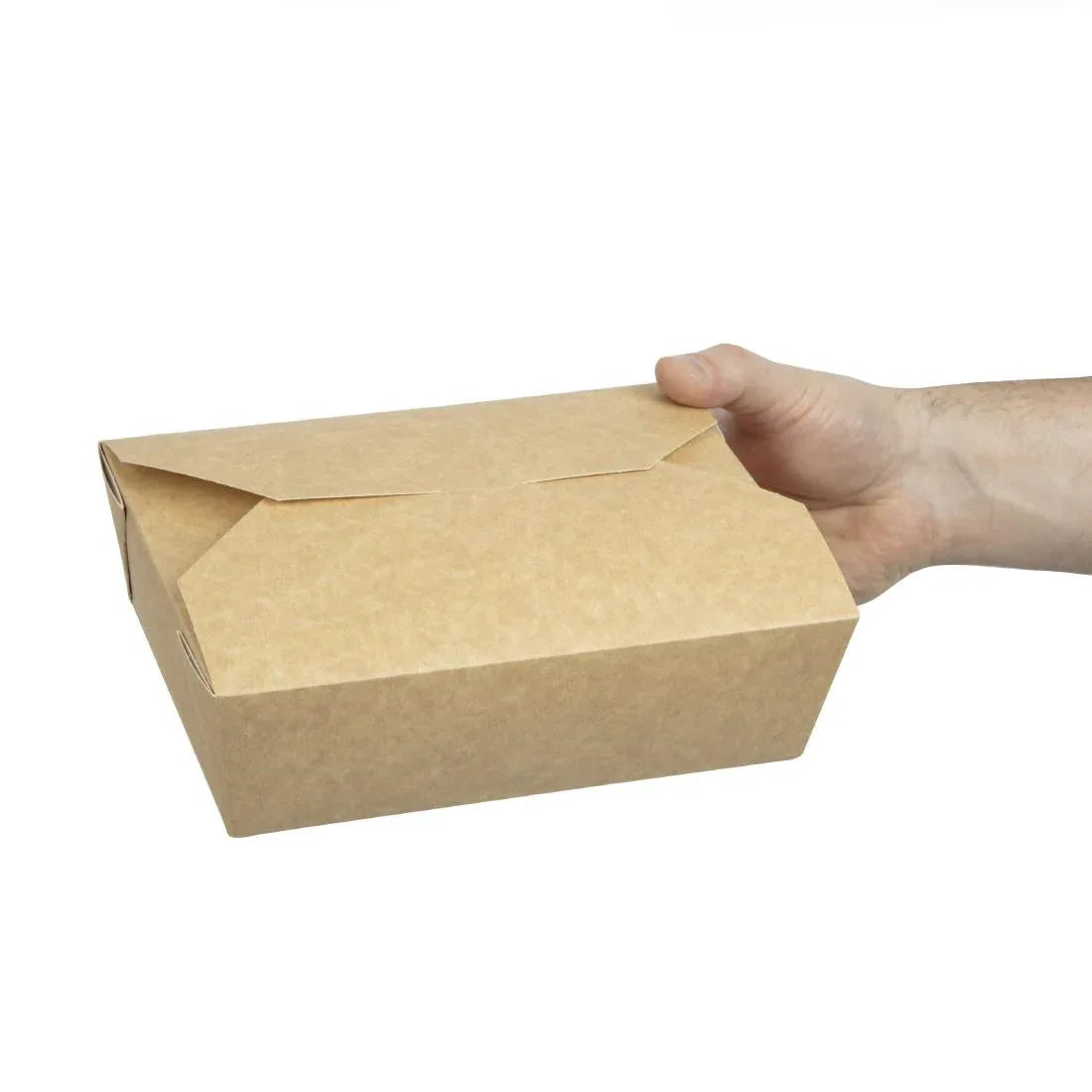 FA365 Colpac Recyclable Kraft Microwaveable Food Boxes 1950ml / 69oz (Pack of 200) - JD Catering Equipment Solutions Ltd