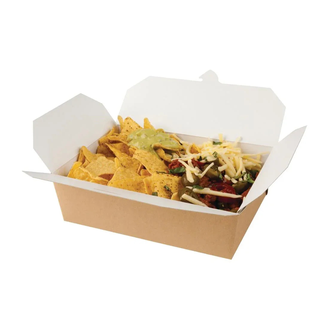 FA365 Colpac Recyclable Kraft Microwaveable Food Boxes 1950ml / 69oz (Pack of 200) - JD Catering Equipment Solutions Ltd