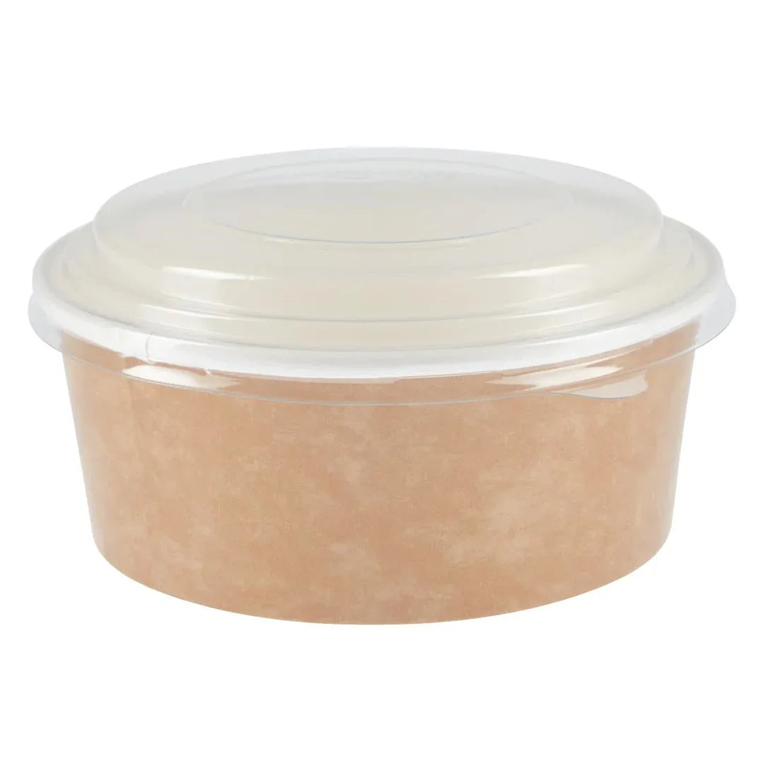 FA373 Colpac Recyclable Kraft Salad Pots With Lid (Pack of 150) - JD Catering Equipment Solutions Ltd
