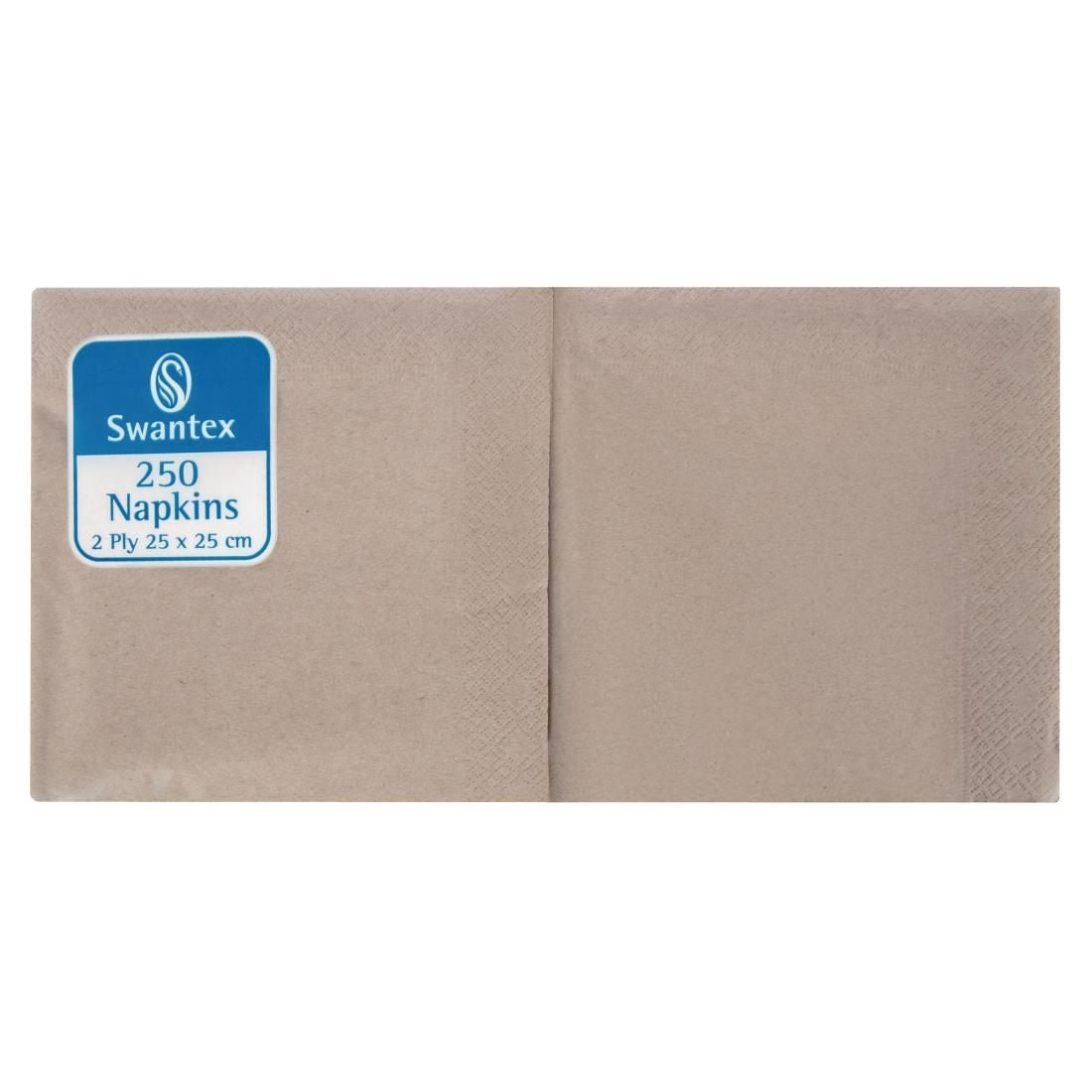 Compostable Kraft Cocktail Napkins 250mm (Pack of 2000) JD Catering Equipment Solutions Ltd