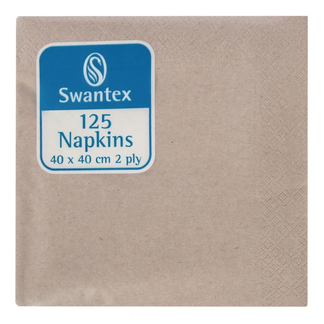 Compostable Kraft Dinner Napkins 400mm (Pack of 2000) JD Catering Equipment Solutions Ltd
