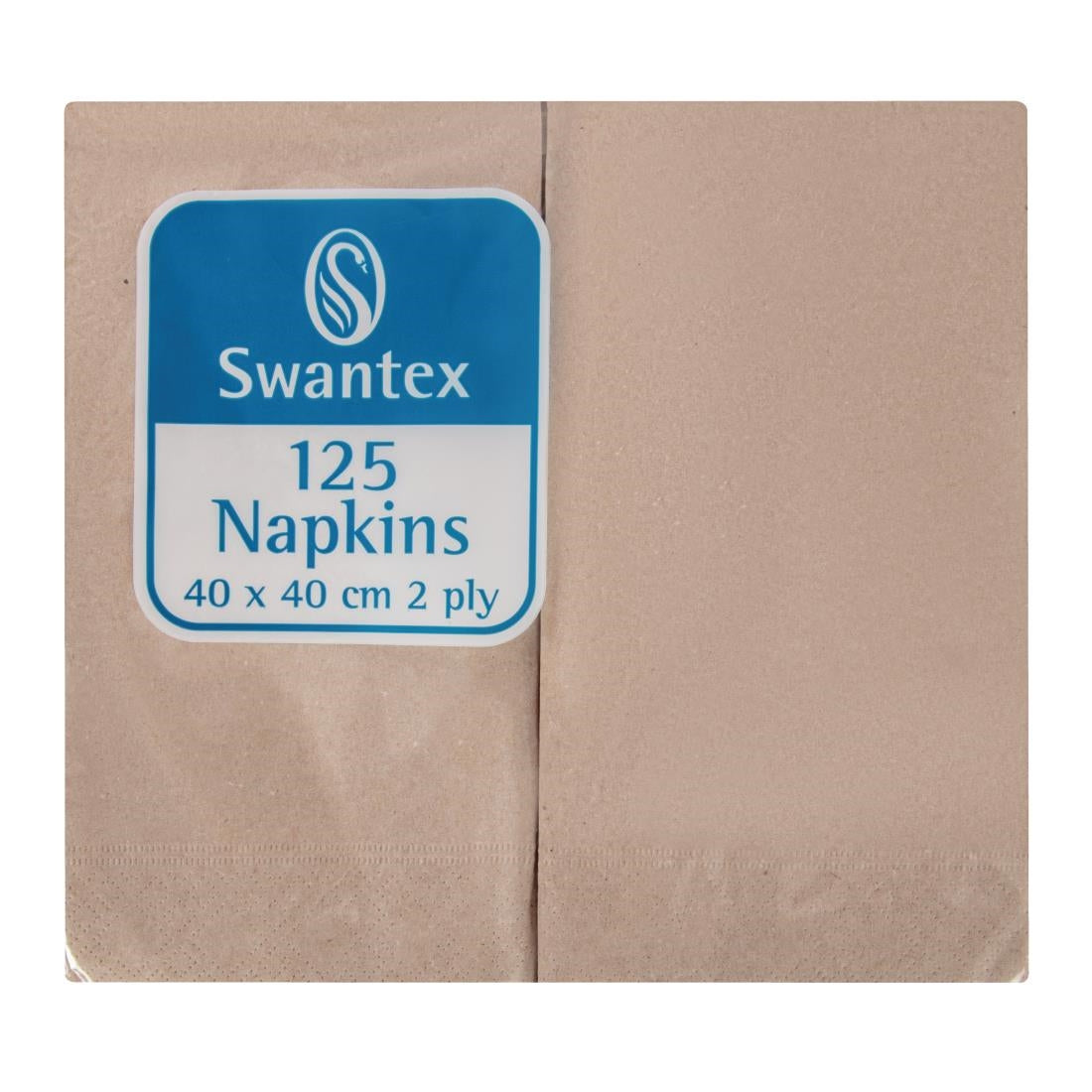 Compostable Readifold Kraft Dinner Napkins 400mm (Pack of 2000) JD Catering Equipment Solutions Ltd