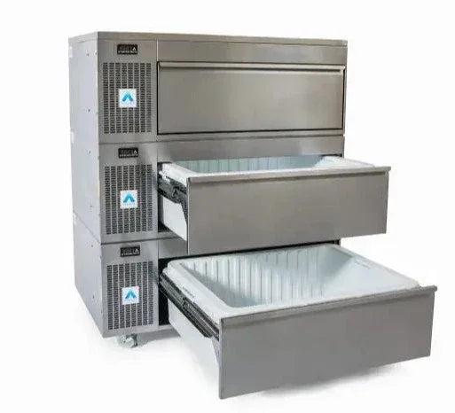 Adande - Bulk Storage - Fridge/Freezer - Three Drawer - Side Engine - VCS3 Series - JD Catering Equipment Solutions Ltd